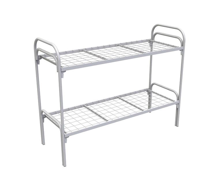 Кровать металлическая двухъярусная, 1976х813х1620 мм фото 1