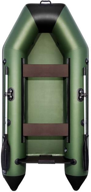Лодка Аква 2800, 2800*1320*360 мм., цвет: зеленый-черный фото 1