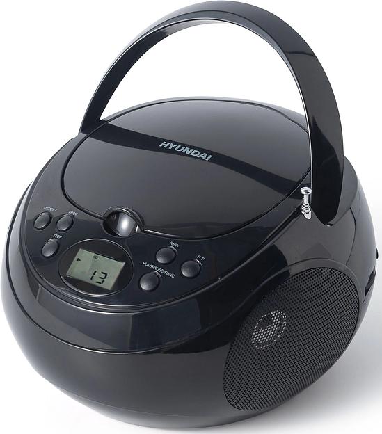 Аудиомагнитола Hyundai H-CD3300 черный 4Вт CD CDRW MP3 FM(dig) фото 1