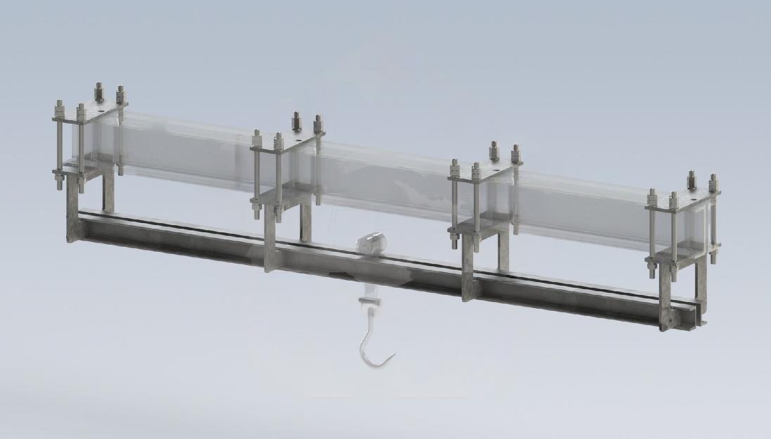 Подвесной бирельсовый (шевронный) путь с кронштейном и метизом КР-ФПШ-С фото 1