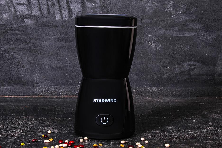 Кофемолка Starwind SGP8426 200Вт сист.помол.:ротац.нож вместим.:80гр черный фото 8