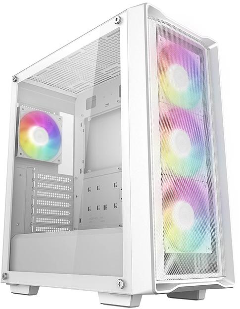 Корпус Deepcool CC560 MESH V2 белый без БП ATX 8x120mm 5x140mm 1xUSB2.0 audio bott PSU фото 1