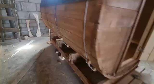 Баня «Бочка-овал» 4 м сосна фото 2