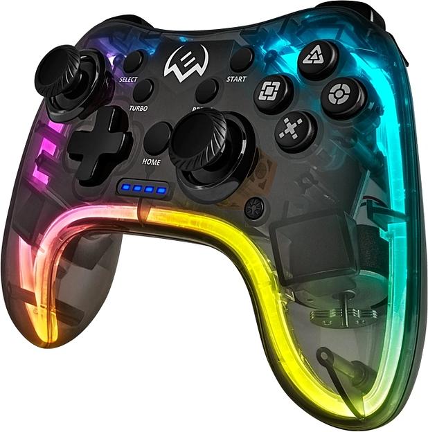 Геймпад Sven GC-5050 черный Bluetooth Беспроводной виброотдача обратная связь (в компл.:держатель для смартфона/кабель USB) (SV-016029) фото 3