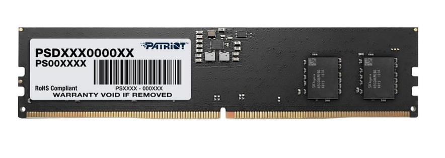 Память DDR5 16Gb 4800MHz Patriot PSD516G560081 Signature RTL PC5-38400 CL40 DIMM ECC 288-pin 1.1В single rank фото 1