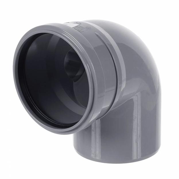 Отвод канализационный 67 град. 110 фото 1