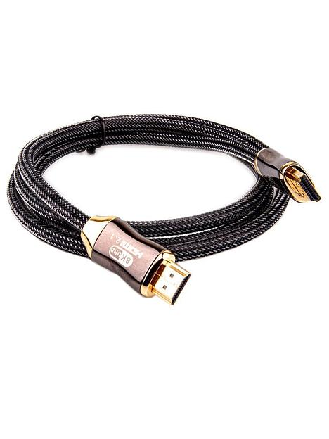Кабель HDMI 19M/M,ver. 2.1, 8K@60 Hz 1.5m метал разъемы, нейлоновая оплетка Telecom VCOM Telecom HDMI (m) - HDMI (m) 1.5м (TCG300-1.5M) фото 7