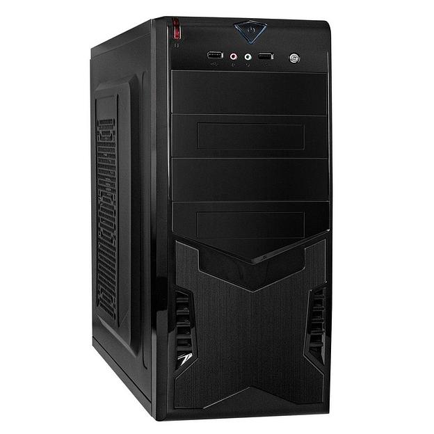 Корпус Miditower ExeGate CP-604-CP450 (ATX, CP450 8см, 2*USB, аудио) (109964) фото 1