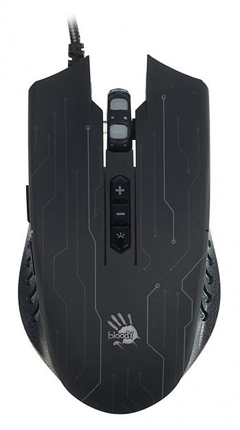 Мышь A4Tech Bloody Q82 черный/рисунок оптическая (3200dpi) USB3.0 (8but) фото 2