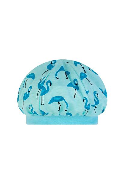 Берет детский, бирюза фламинго, Опт фото 1