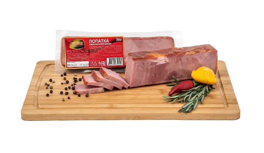 Лопатка варёно-копчёная, в/у кусок «Nuchar» 300 г фото 1