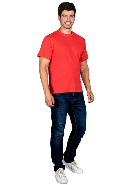 Футболка мужская классическая c круглым вырезом горловины, кардное полотно, 160 г/м² фото 7