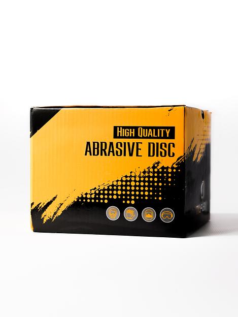 Абразивный круг 150 mm P180 15 отверстий на липучке, опт фото 2