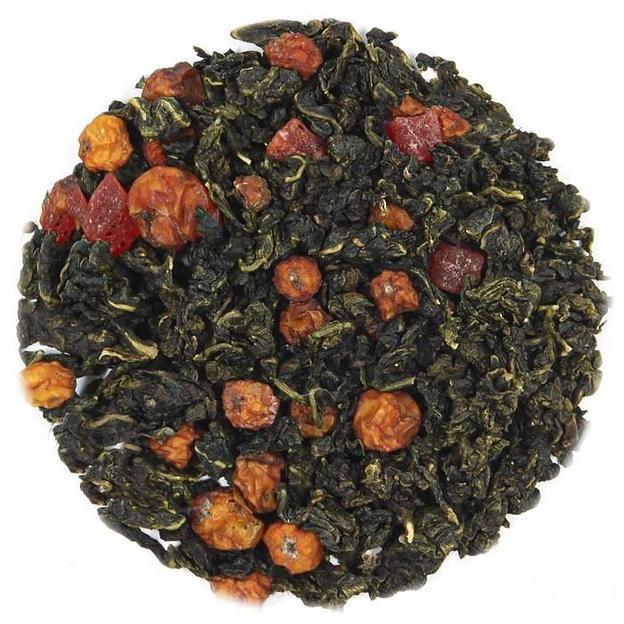 Чай Улун Малина с травами 100 г ОПТ фото 2