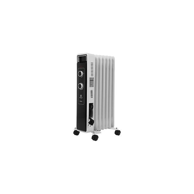 Масляный радиатор Royal Clima Parma ROR-PR7-1500M, с терморегулятором, 1500Вт, 7 секций, 3 режима, белый фото 1