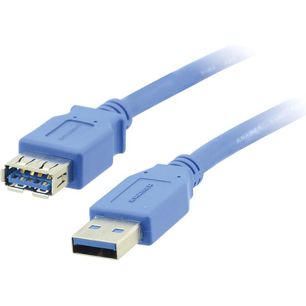Кабель USB-A 3.0 вилка-розетка, 0,9 м Kramer C-USB3/AAE-3 фото 3