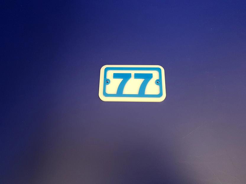 Номер на дверь кабинета-офиса с подложкой фото 6