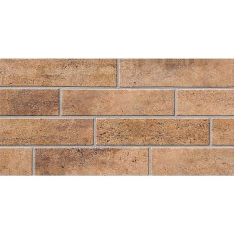 Настенная плитка «Belani Брик» коричневый глянец ОПТ фото 1