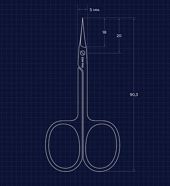Профессиональные маникюрные ножницы M4PRO опт фото 1
