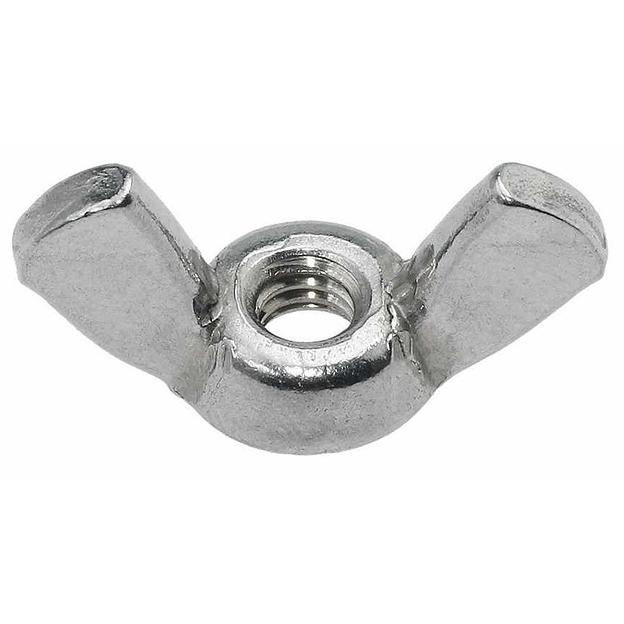 Гайка DIN 315 М12 барашковая класс прочности 5 покрытие цинк фото 1