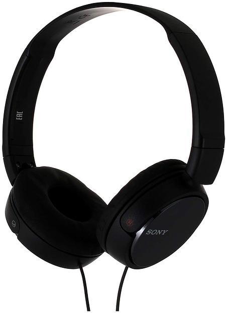 Гарнитура накладные Sony MDR-ZX310AP 1.2м черный проводные оголовье фото 8