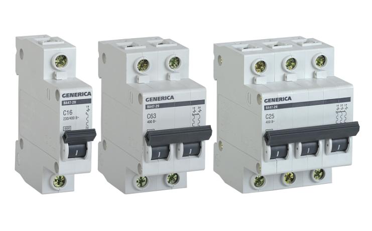 Выключатели автоматические IEK GENERICA ОПТ фото 1