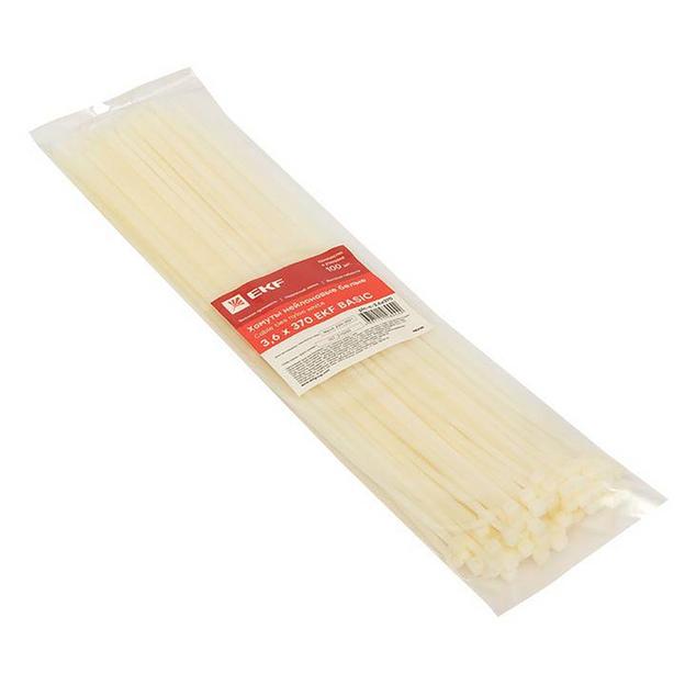 EKF plc-c-3.6x370 Хомут нейлоновый (3,6х370) (100шт.) EKF Basic фото 3