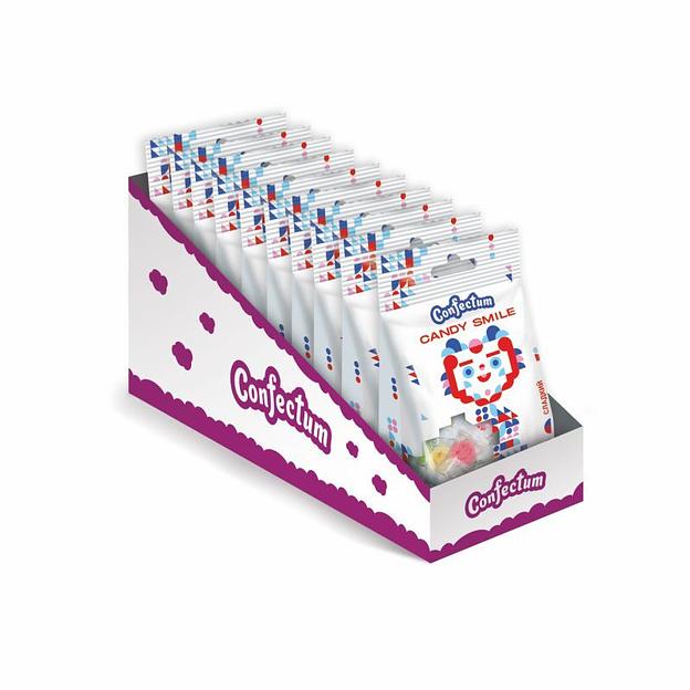 Карамель леденцовая Confectum «Smile Candy микс» 10х100 г ОПТ фото 3