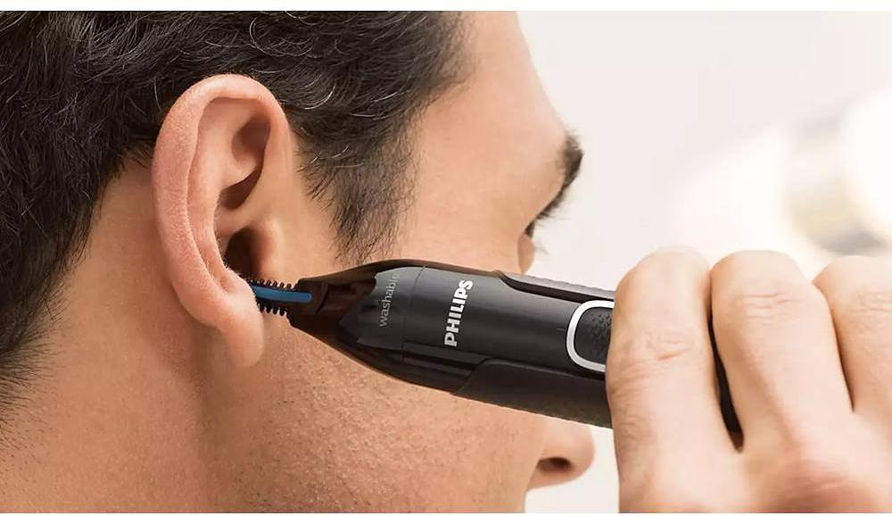 Триммер Philips NT5650/16 черный (насадок в компл:4шт) фото 9