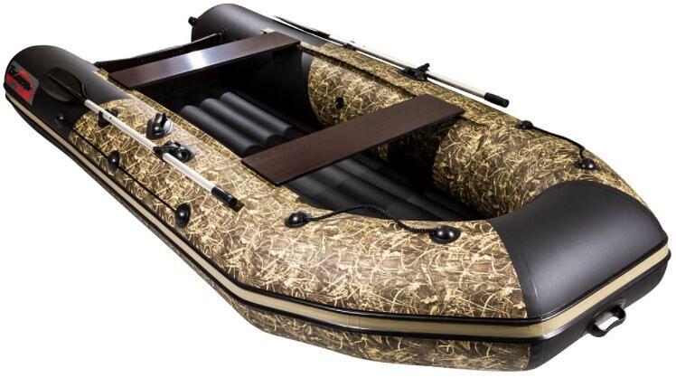Лодка Таймень NX 3600 НДНД PRO, 3600*1680*465 мм., цвет: камуфляж фото 2