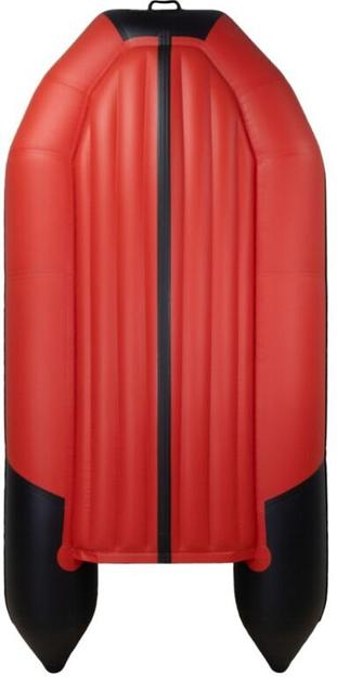 Лодка Таймень NX 3200 НДНД, 3200*1500*420 мм., цвет: красный-черный фото 4