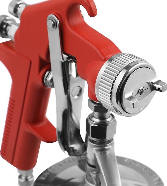 Краскораспылитель HP пневмат. с нижним бачком V= 1 л, сопло диаметром 1.8 мм// Matrix фото 6