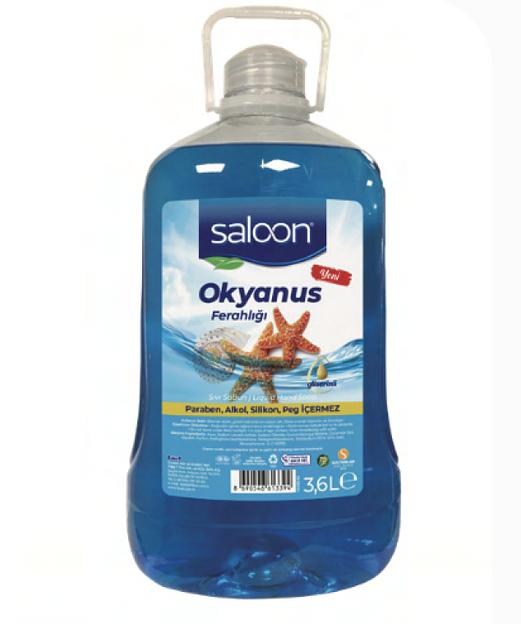 Saloon Жидкое мыло 3,6 л (Свежесть океана) ОПТ фото 1