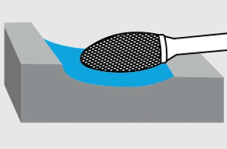 Твердосплавные борфрезы пламевидные Тип H ОПТ фото 2