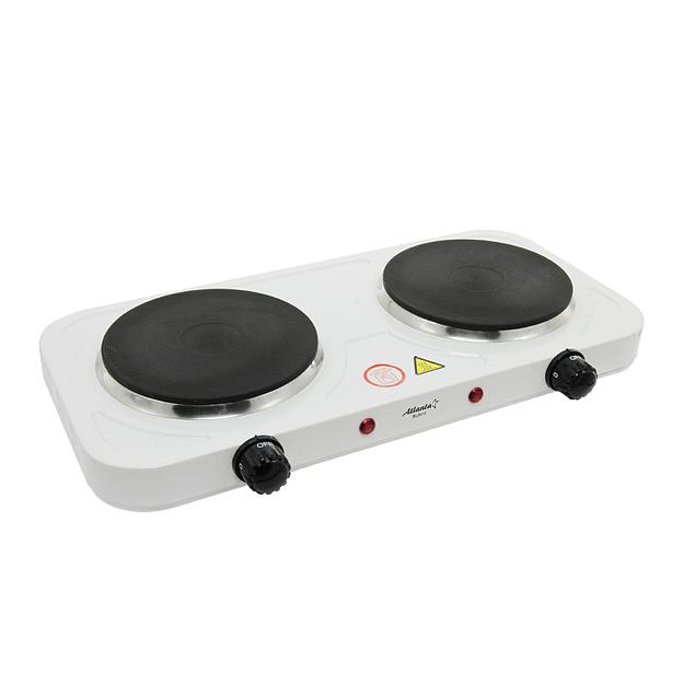ATH-1739 (white) Электроплитка двухконфорочная фото 1