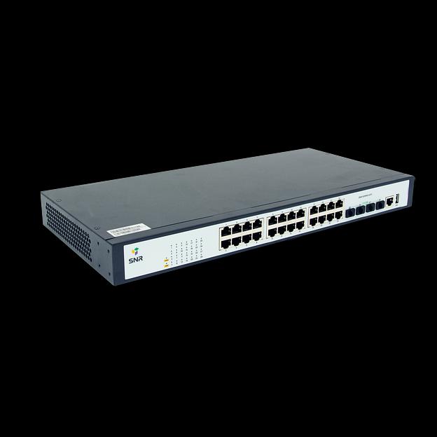 Управляемый коммутатор уровня 2 SNR-S2989G-24TX-RPS фото 2