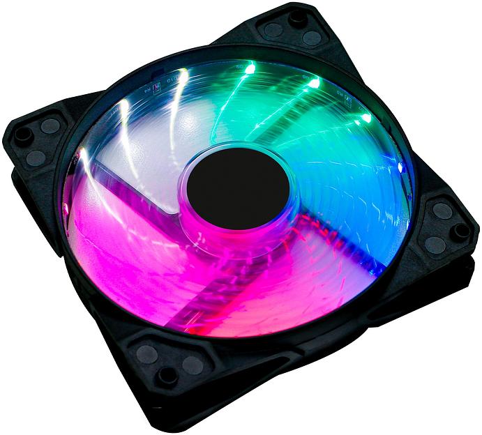 Вентилятор Оклик OG-CF120RGB2-BK 120x120x25mm 3-pin 4-pin (Molex)25dB Ret фото 8