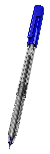 Ручка шариковая Deli EQ00830 Arrow 0.5мм прозрачный/синий синие чернила фото 3