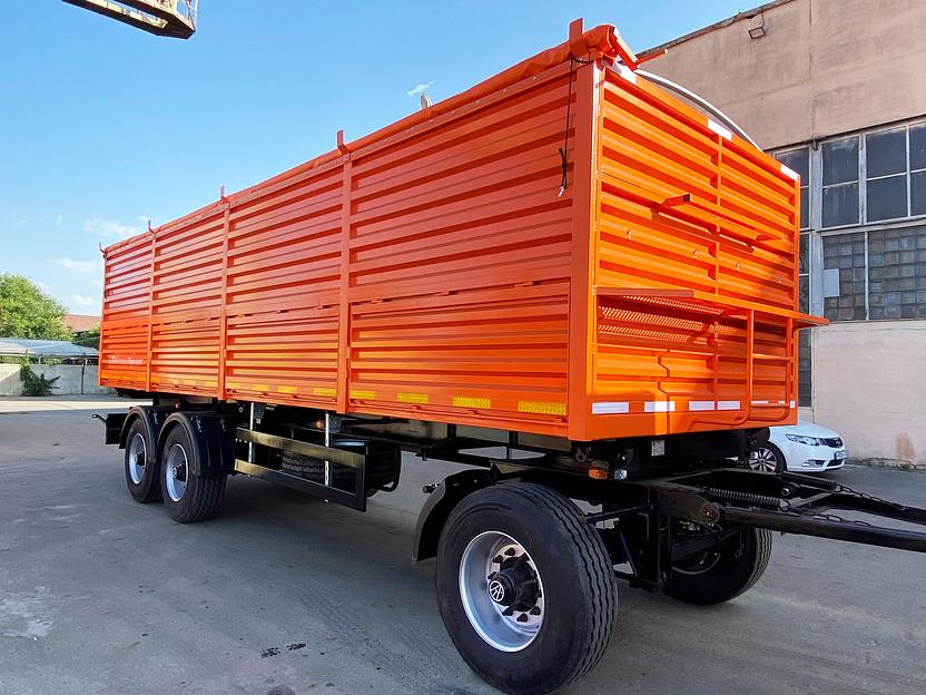 Прицеп зерновоз самосвальный трехосный фото 5