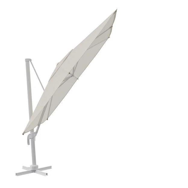 Зонт уличный белый 290х290х180 см ОПТ фото 2