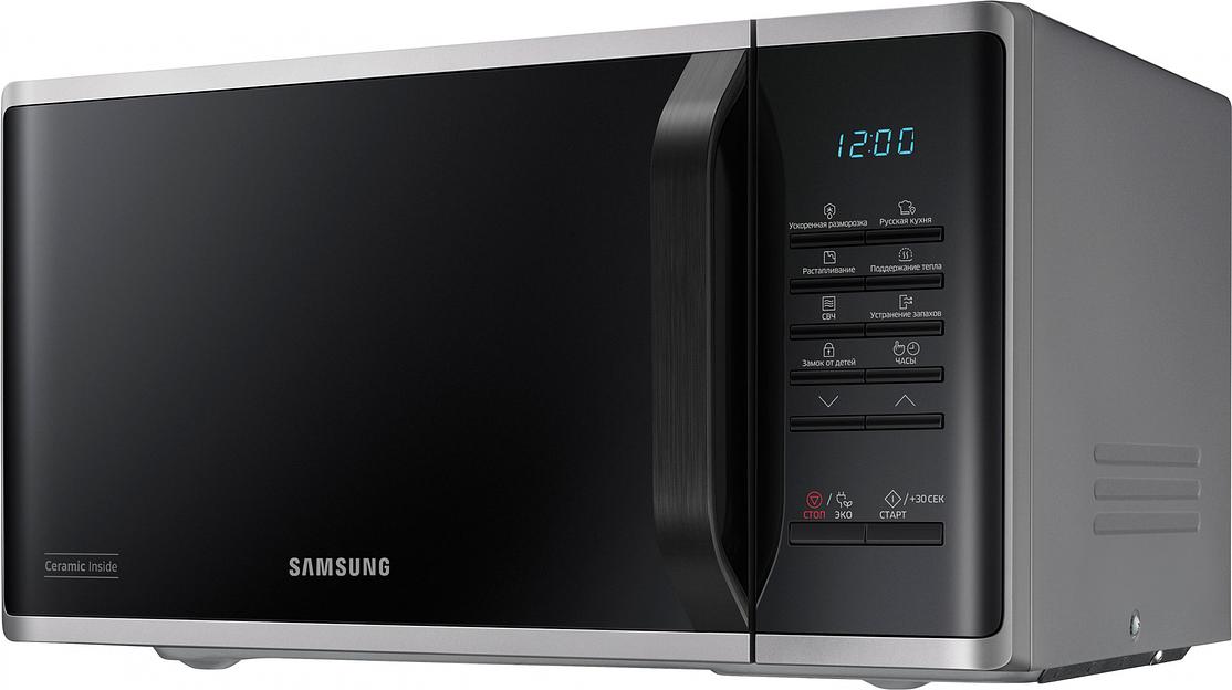Samsung MS23K3513AS/BW Микроволновая печь, 23л, 800Вт, серебристый фото 4