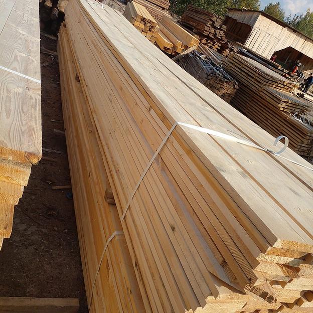 Доска обрезная 50×200×6000 мм (сорт 1), естественной влажности, сосна фото 2