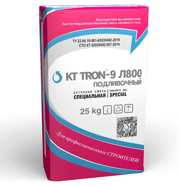 Состав литьевого типа для подливок под оборудование КТтрон-9 Л800 подливочный фото 1