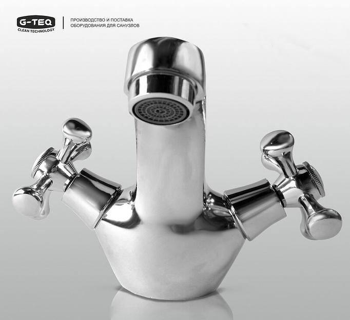 Смеситель для умывальника G-teq 4238 хром фото 2