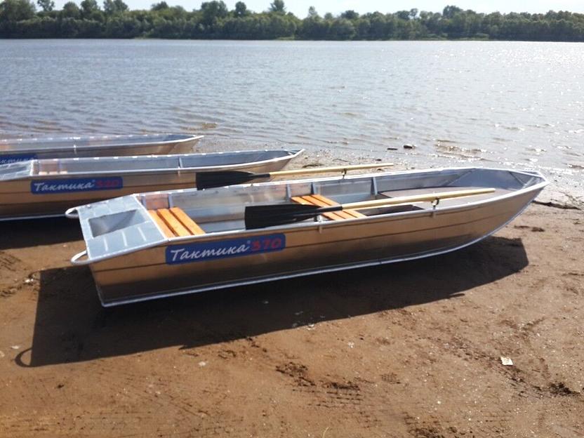 Алюминиевая лодка Тактика 370, 370*130*45 см фото 4