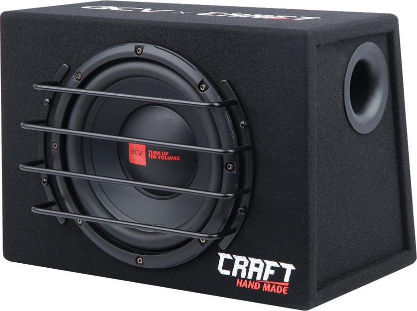 Сабвуфер автомобильный ACV CRAFT B10A 200Вт активный (25см/10") фото 2