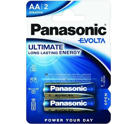 Батарейка Panasonic LR6 Evolta BL*2 ОПТ фото 1