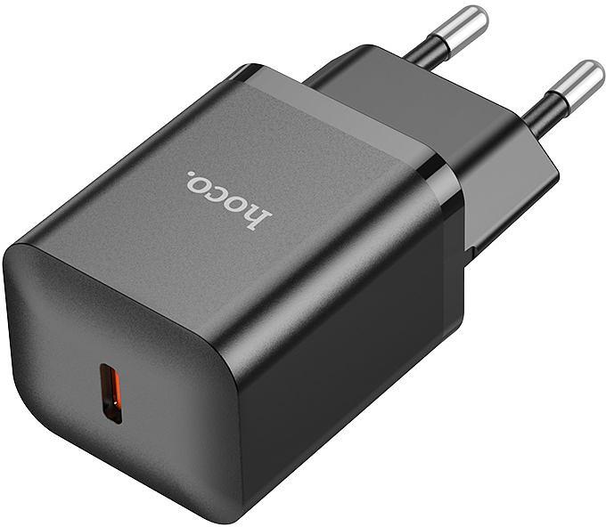 Сетевое зар./устр. Hoco N27 Black 20W (PD+QC+AFC) USB-C черный фото 2