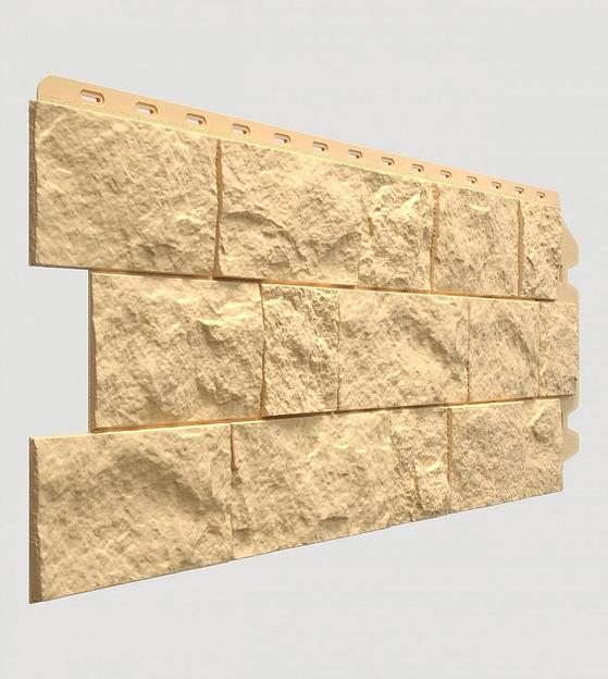 Фасадная панель под камень Fels «Слоновая кость» опт фото 1