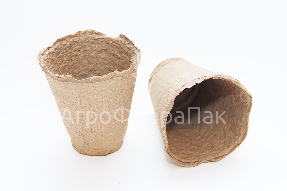 Горшок торфяной 80*80 мм (комплект 10 шт.) ОПТ фото 1